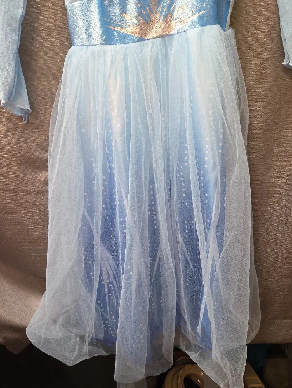 Girl’s Frozen’s Elsa‎ Ice Queen Costume Dress Princess Sz 140 CM, US 10